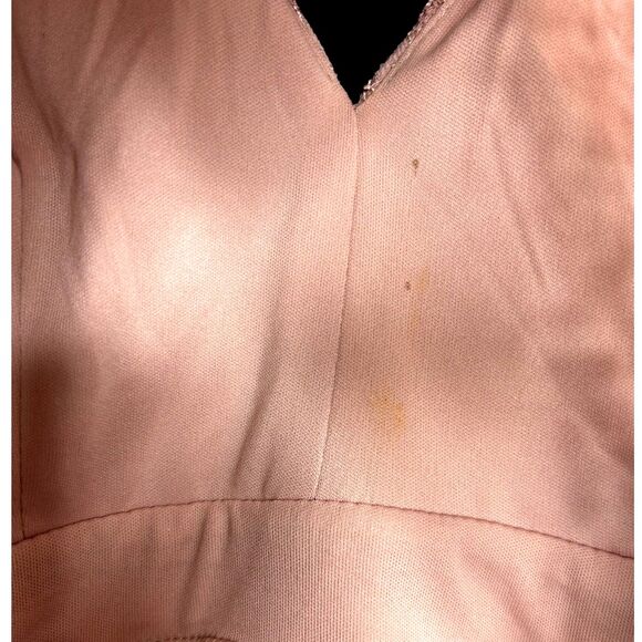 Windsor Blush Pink Coquette Fairycore Lace Strappy Homecoming Dress - Picture 8 of 8